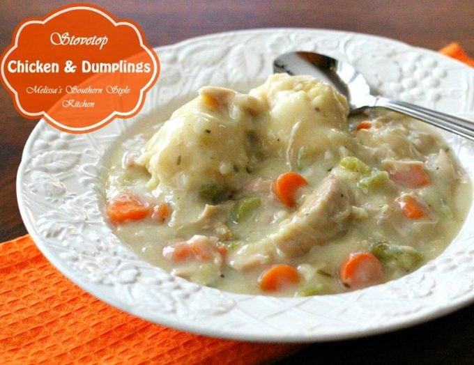 Stovetop Chicken And Dumplings In 30 Minutes
