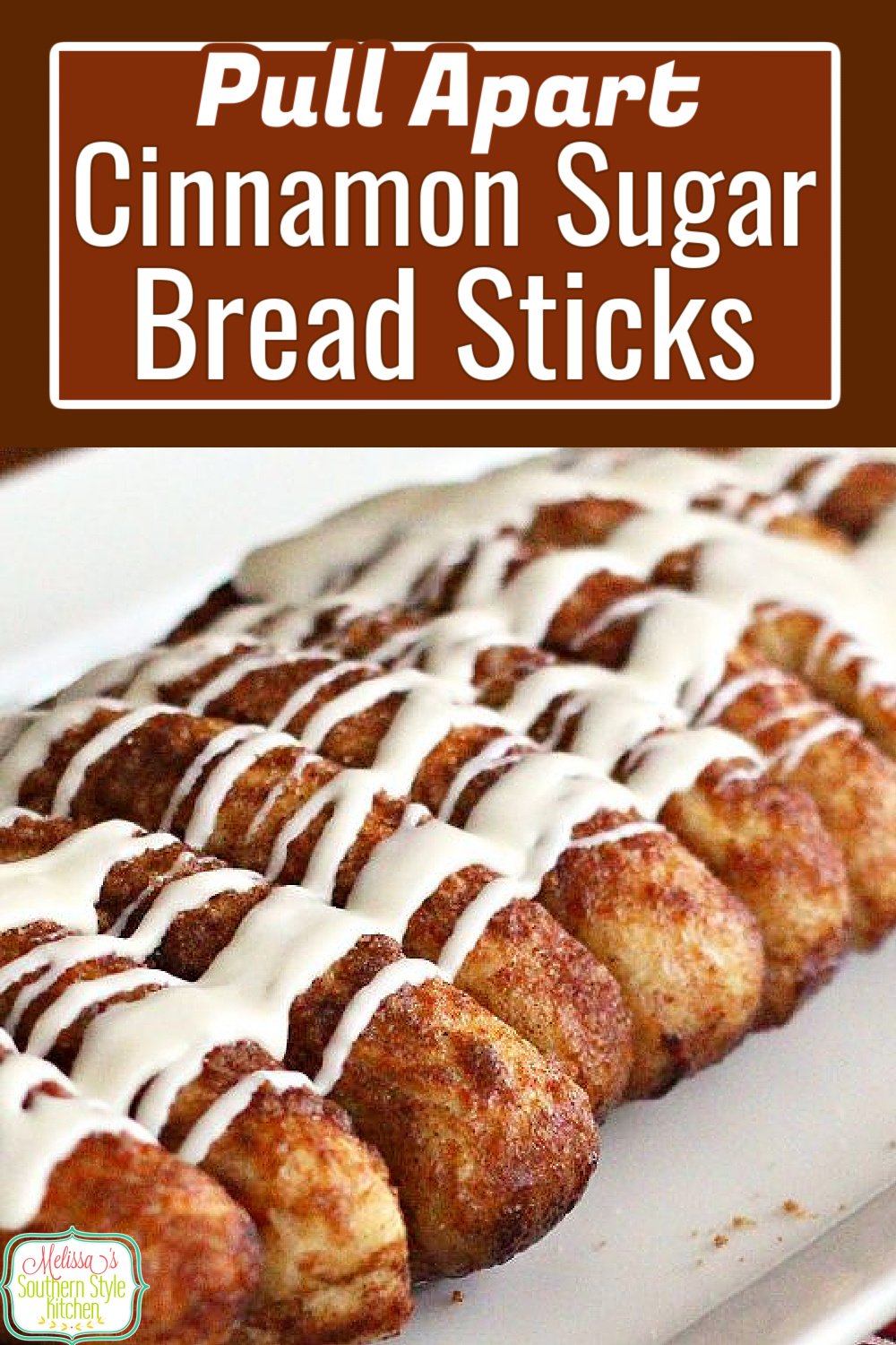 Serve these Pull Apart Cinnamon Sugar Bread Sticks with a homemade cream cheese dip for the ultimate snack #breadsticks #cinnamonbreadsticks #creamcheesedip #breadrecipes #bread #pullapartbreadsticks #brunch #appetizers #breakfast #southernfood #southernrecipes #holidaybrunch via @melissasssk