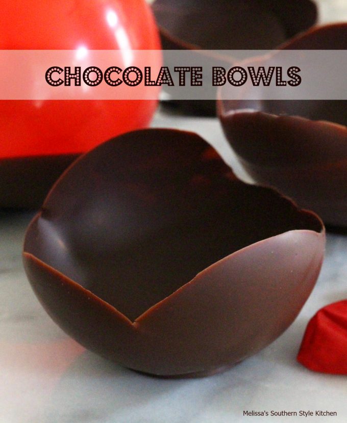 Chocolate Bowls - Tutorial