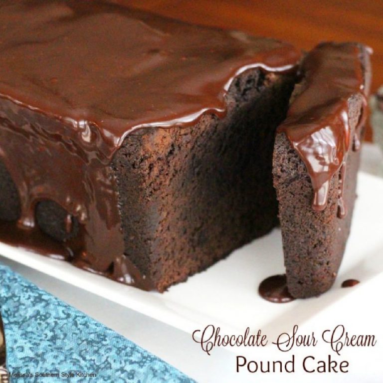 Chocolate Sour Cream Pound Cake
