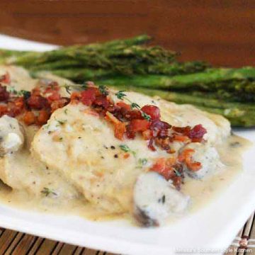 Smothered Pork Chops with Bacon Gravy