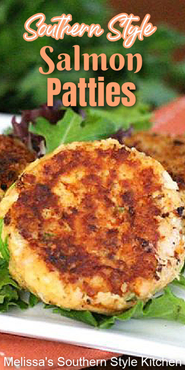 These crisp and golden Salmon Patties are delicious and won't break the bank #salmonpatties #salmon #dinnerideas #seafood #seafoodrecipes #easyrecipes #southernfood #southernrecipes