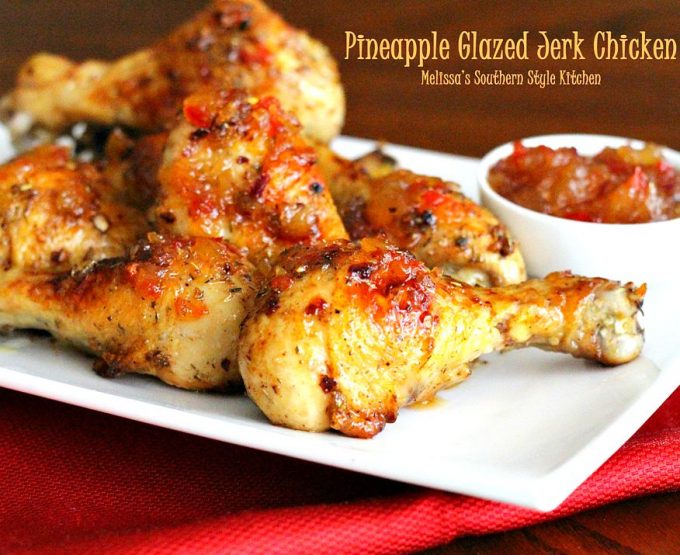  Pineapple Glazed Jerk Chicken