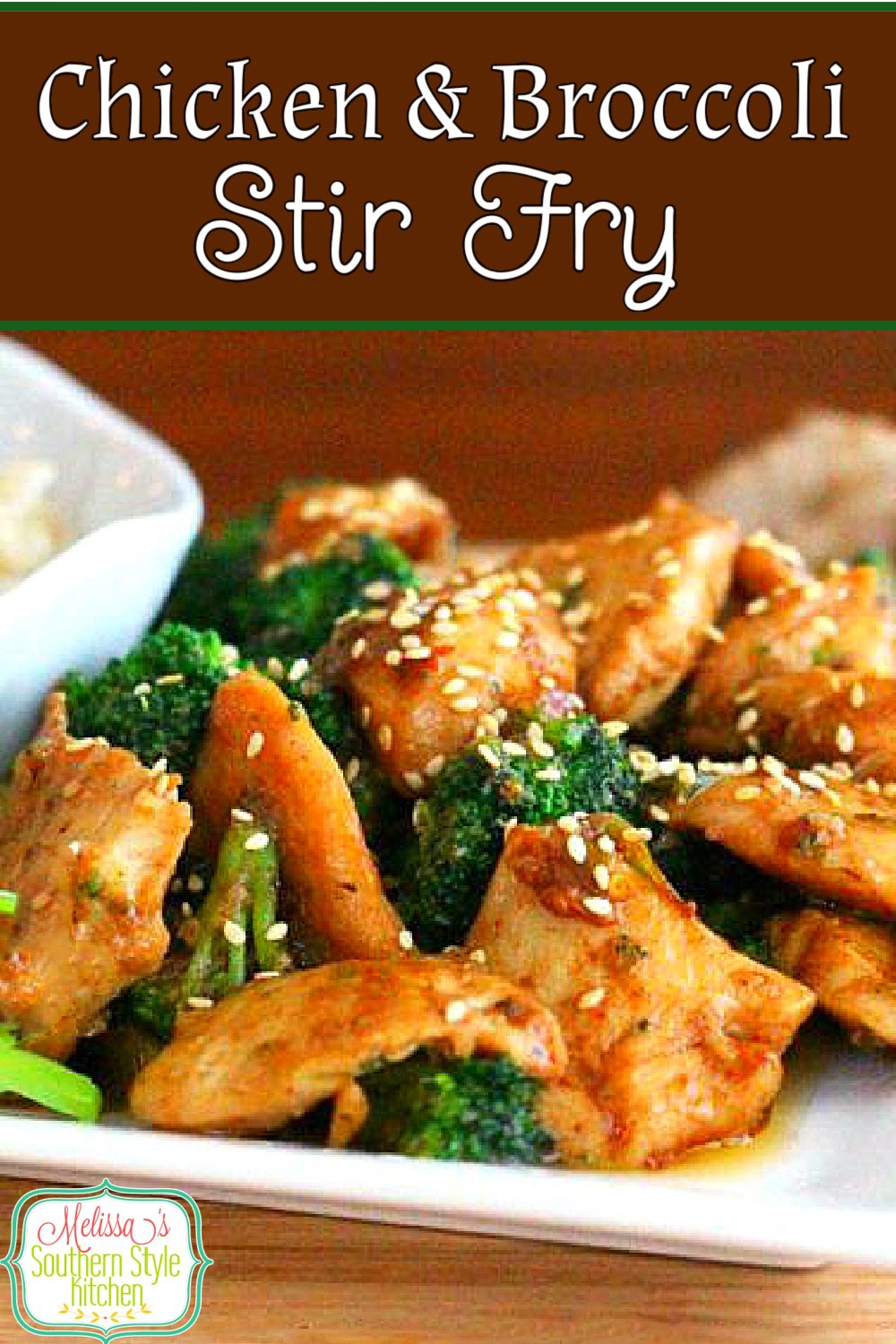 Skip the drive though and make this better than take-out Chicken and Broccoli Stir Fry #stirfry #chickenstirfry #chickenandbroccolistirfry #easychickenrecipes #asianchicken #asianinspired #chickenbreastrecipes #dinner #dinnerideas #southernfood #southernrecipes via @melissasssk