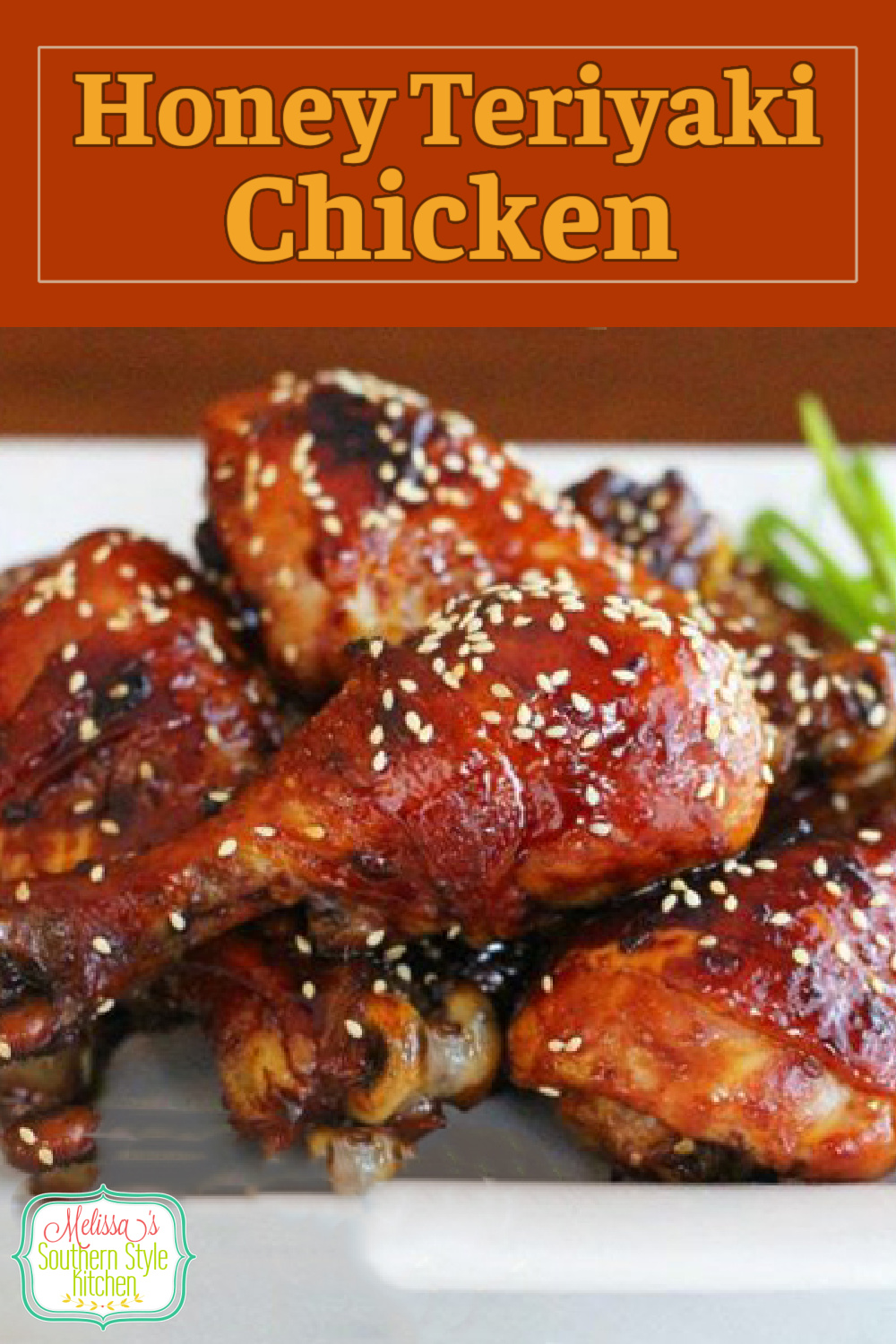 This sweet and spicy Asian inspired chicken melts in your mouth! #honeyteriyakichicken #teriyakichicken #easychickenrecipes #teriyakichicken #asianinspired #chicken #teriyakisauce #30minutemeals #dinner #dinnerideas #southernrecipes #southernfood via @melissasssk