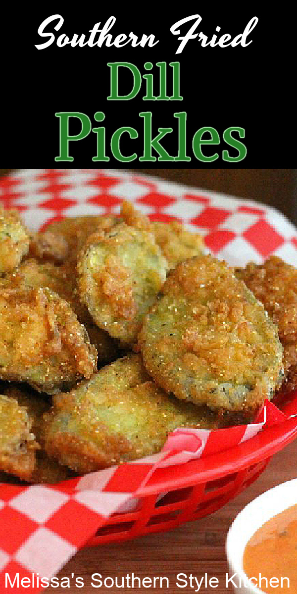 Make your own crispy golden Fried Dill Pickles with Creole Dipping Sauce at home #dillpickles #friedpickles #frieddillpickles #dillpicklerecipes #appetizers #gamedayrecipes #southernfood #southernrecipes #pickles #snacking #gamedayfood