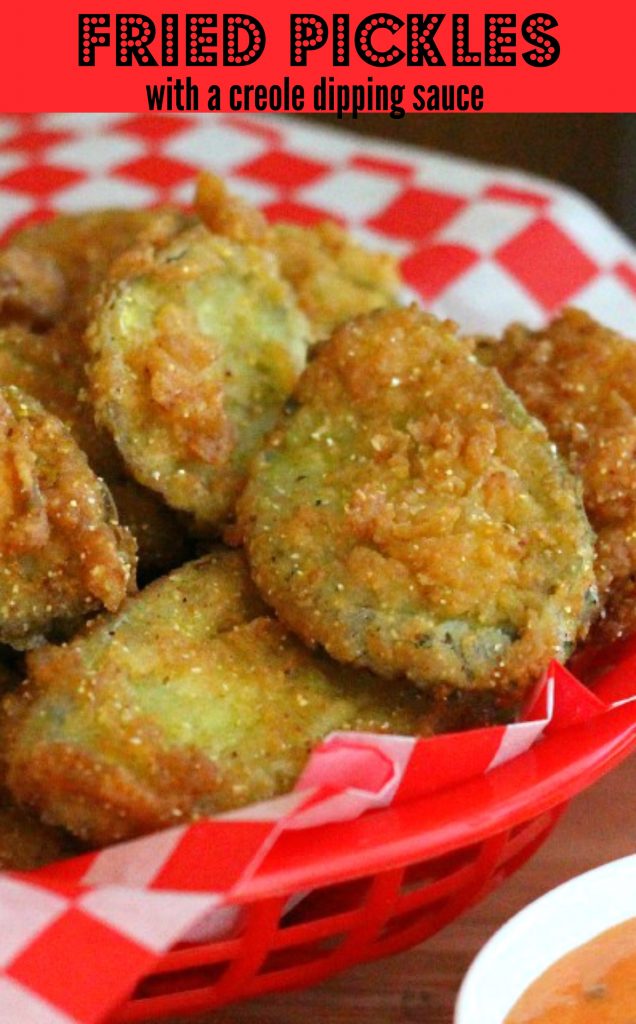 Fried Pices with a Creole Dipping Sauce