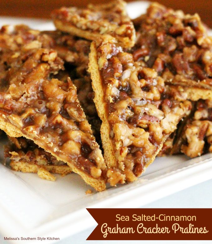 Sea Salted Cinnamon Graham Cracker Pralines