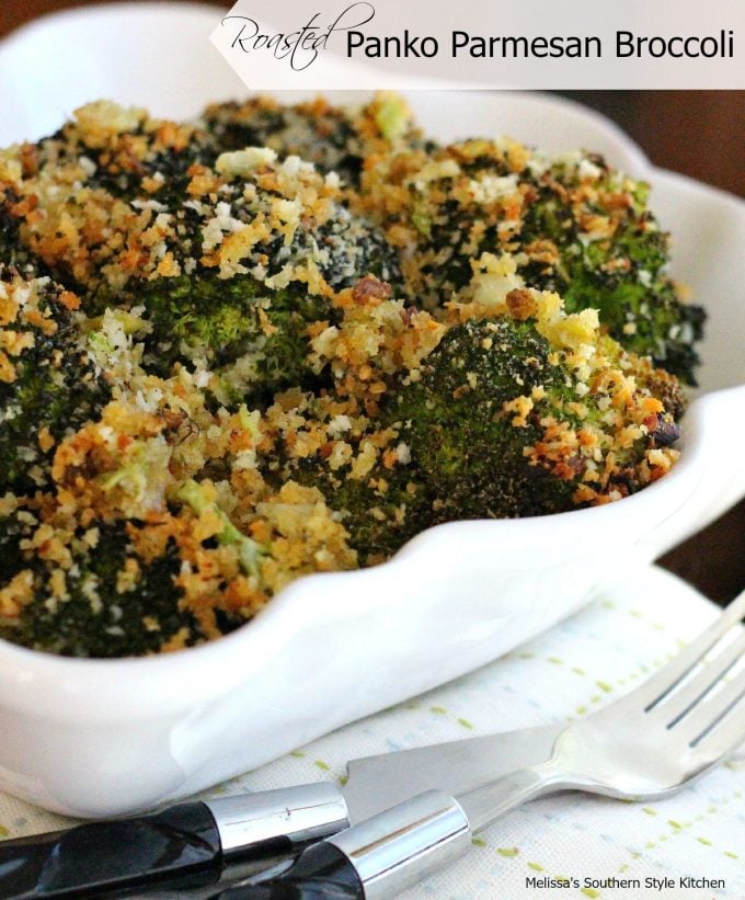 Roasted Panko Parmesan Broccoli