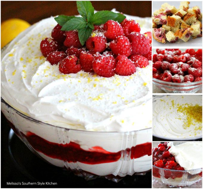 Raspberry Lemon Cheesecake Trifle