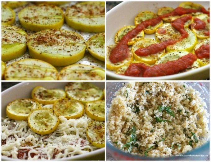 step-by-step images how to prepare squash lasagna dish