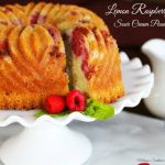 Lemon Raspberry Sour Cream Pound Cake