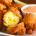 Squash Fritters With Sriracha Dipping Sauce