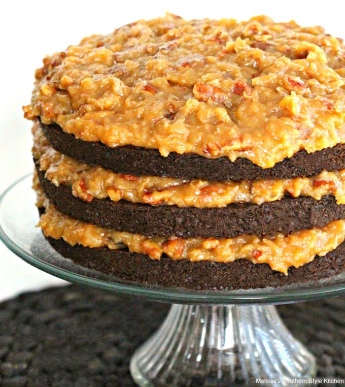 Coconut Pecan Icing And German Chocolate Cake