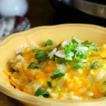 Slow Cooked Cheesy Ranch Potatoes in a bowl