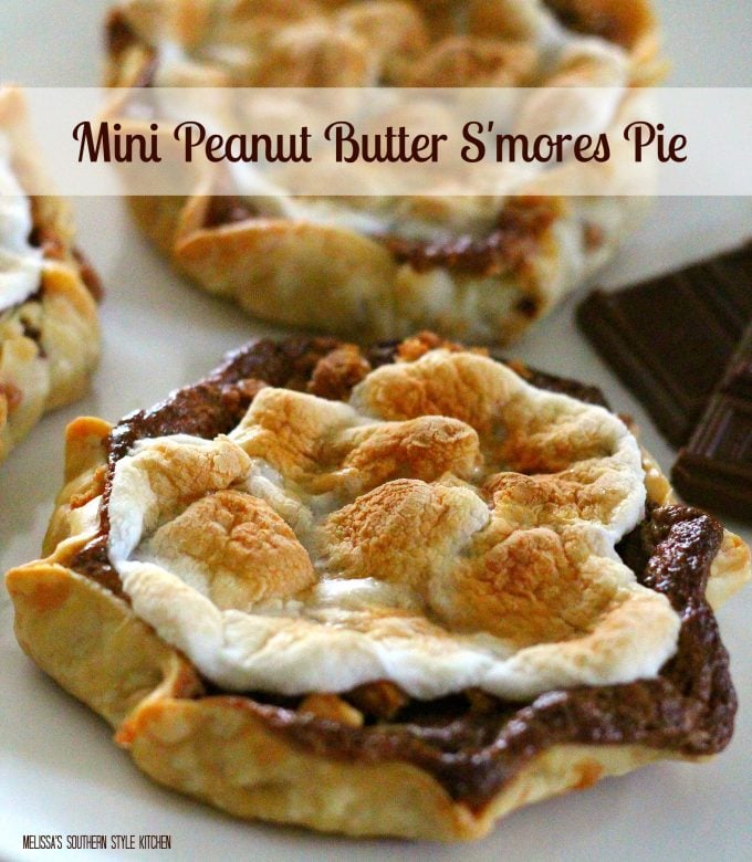 Mini Peanut Butter S'mores Pies