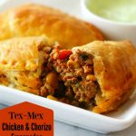 Tex-Mex Chicken And Chorizo Empanadas