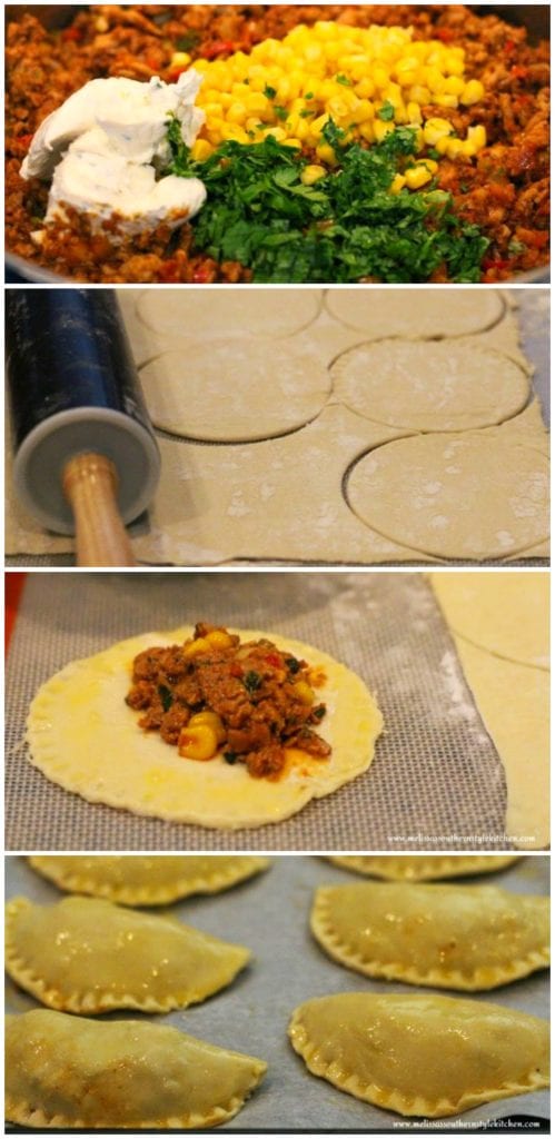 step-by-step image how to prepare empanadas