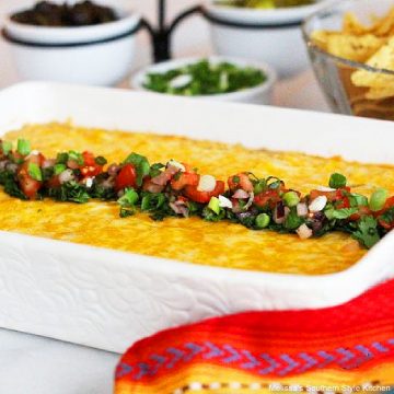 easy Chicken Enchilada Dip