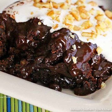 Slow Cooked Mississippi Mud Pudding Cake recipe