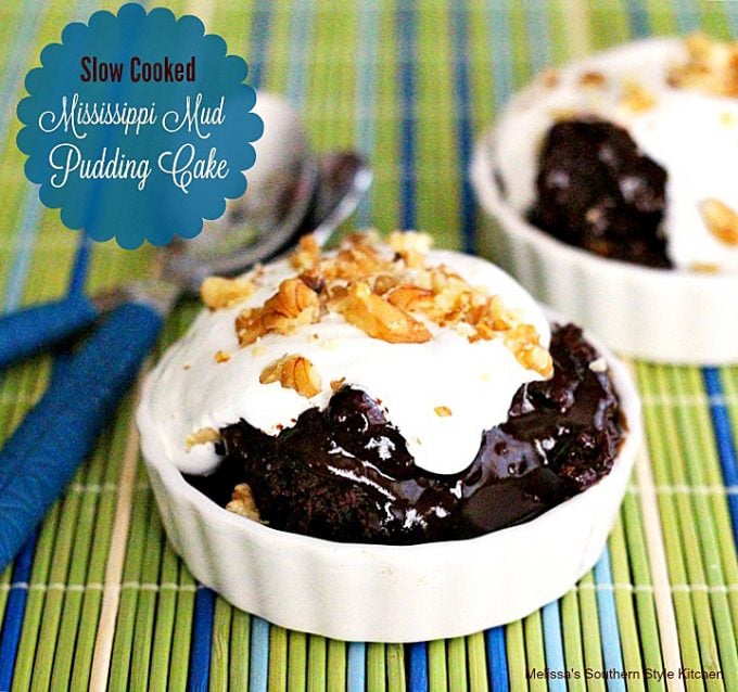 Slow Cooked Mississippi Mud Pudding Cake