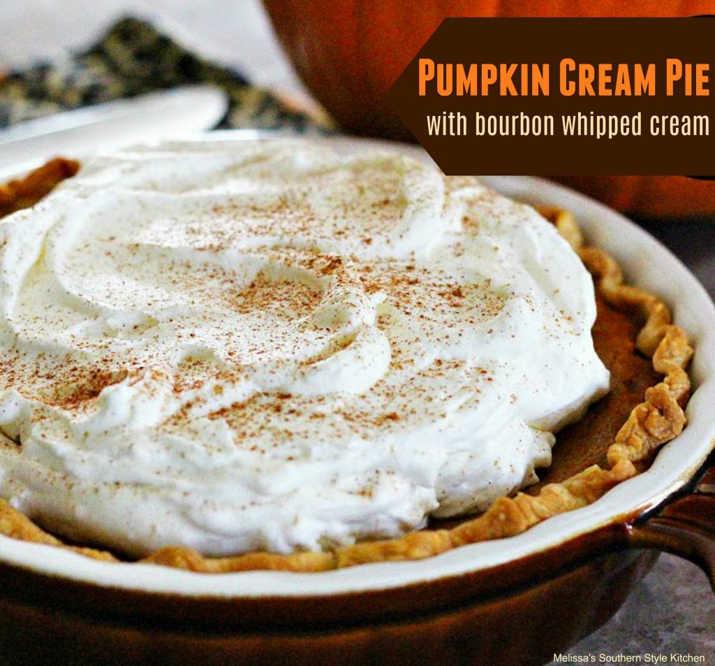 baked pumpkin cream pie
