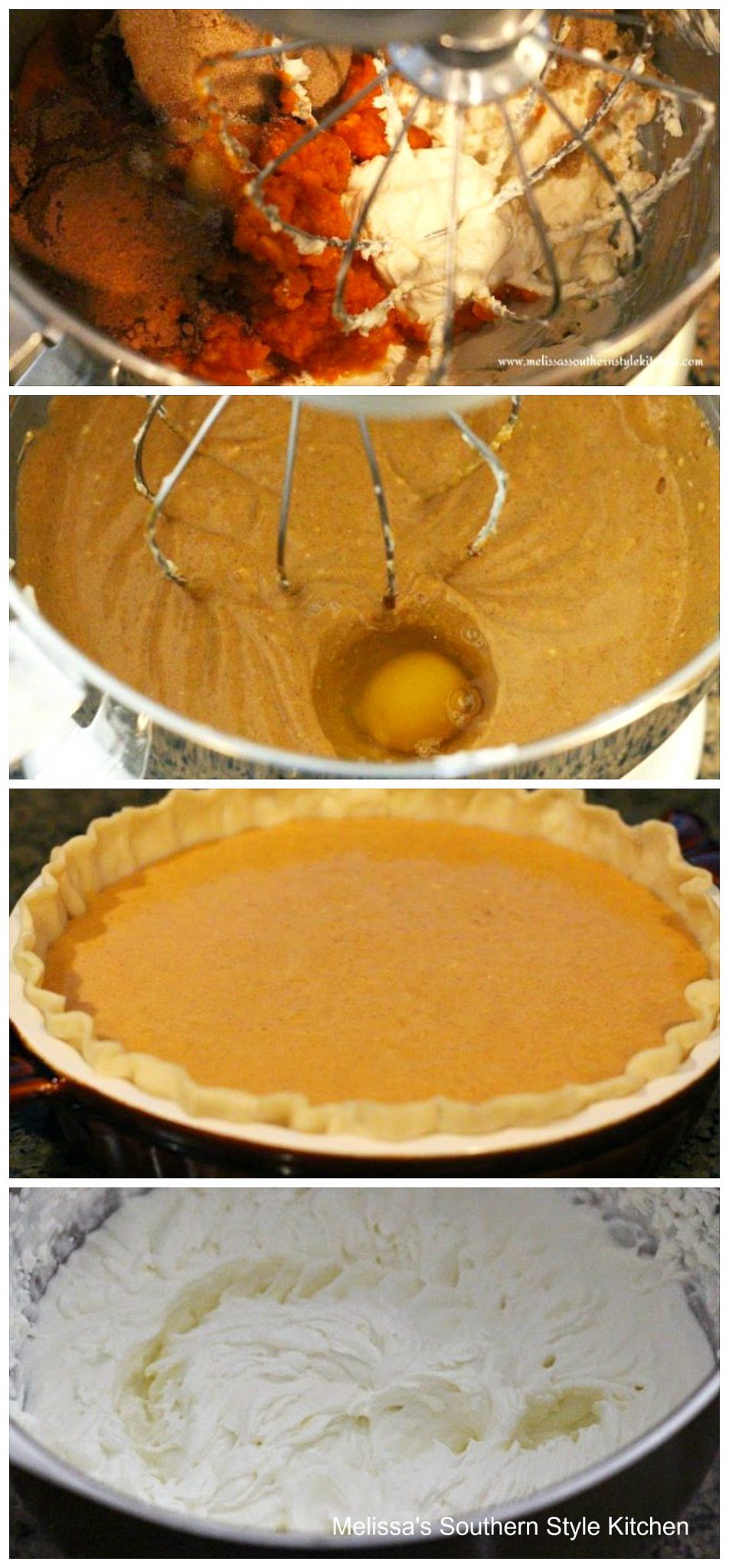 step-by-step images and ingredients for pumpkin pie 