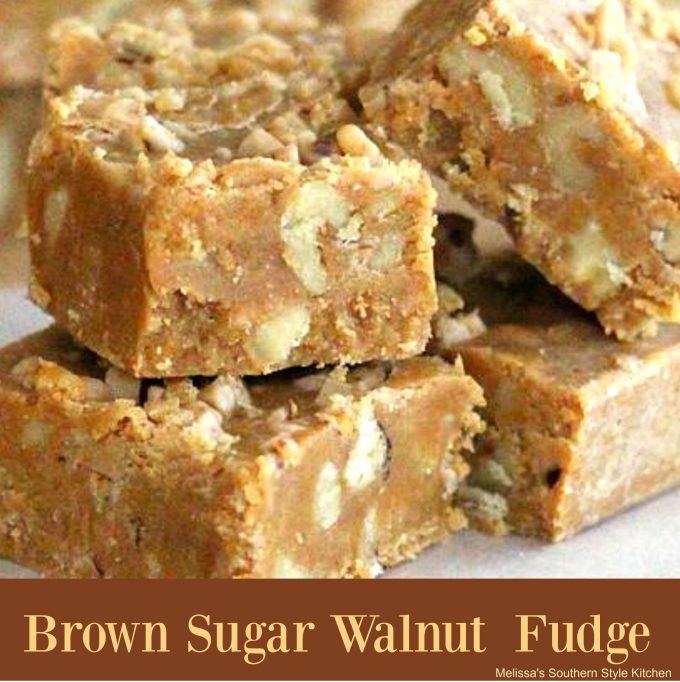 Brown Sugar Walnut Fudge