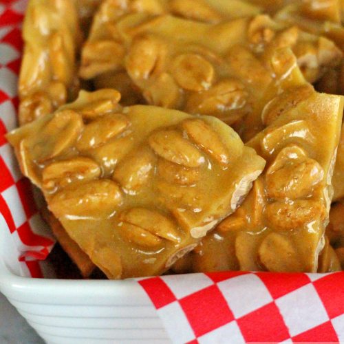 Microwave Peanut Brittle - melissassouthernstylekitchen.com