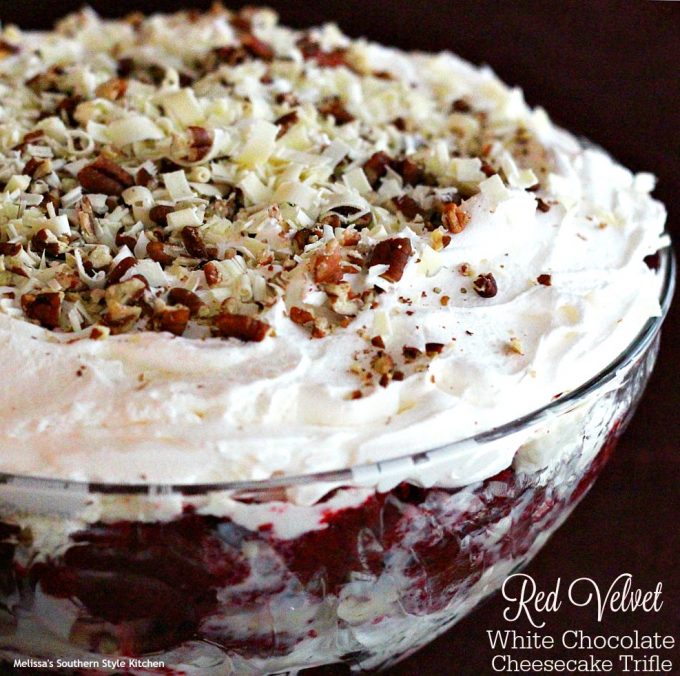Red Velvet White Chocolate Cheesecake Trifle