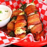 Stuffed Bacon Wrapped Jalapeno Poppers