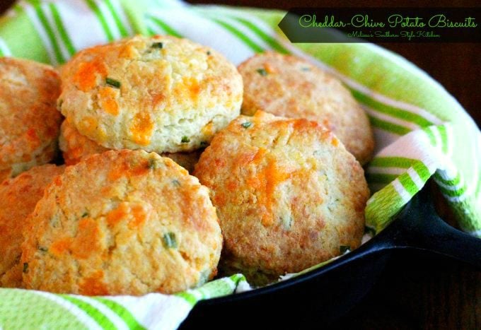 Cheddar Chive Potato Biscuits