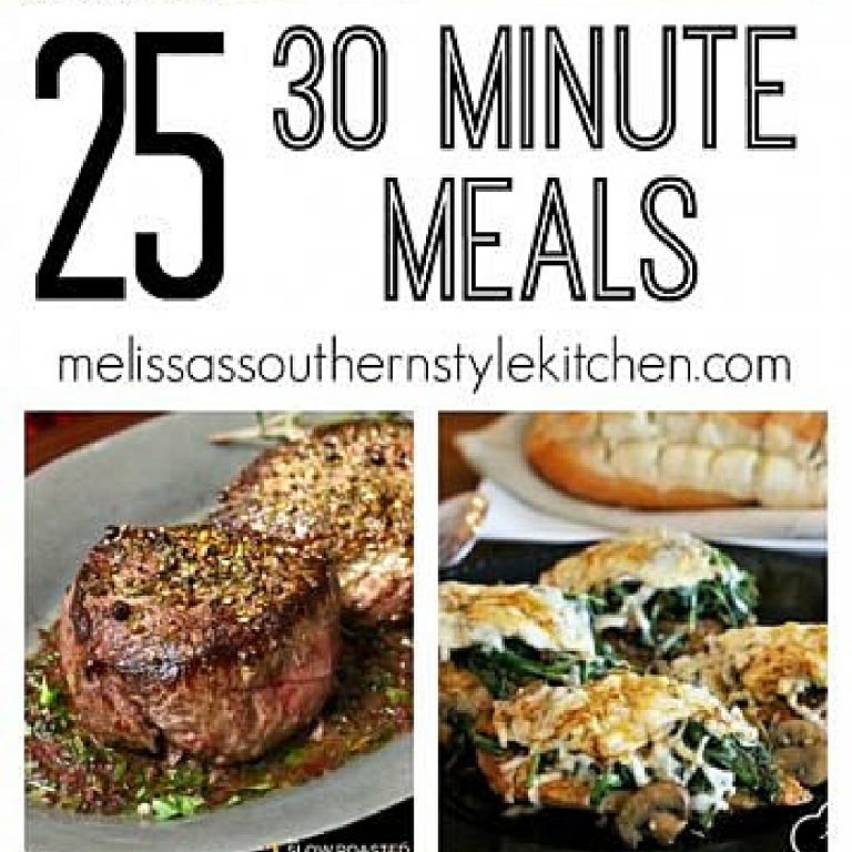 25 Thirty Minute Meals