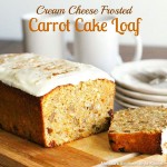 Cream Cheese Frosted Carrot Cake Loaf