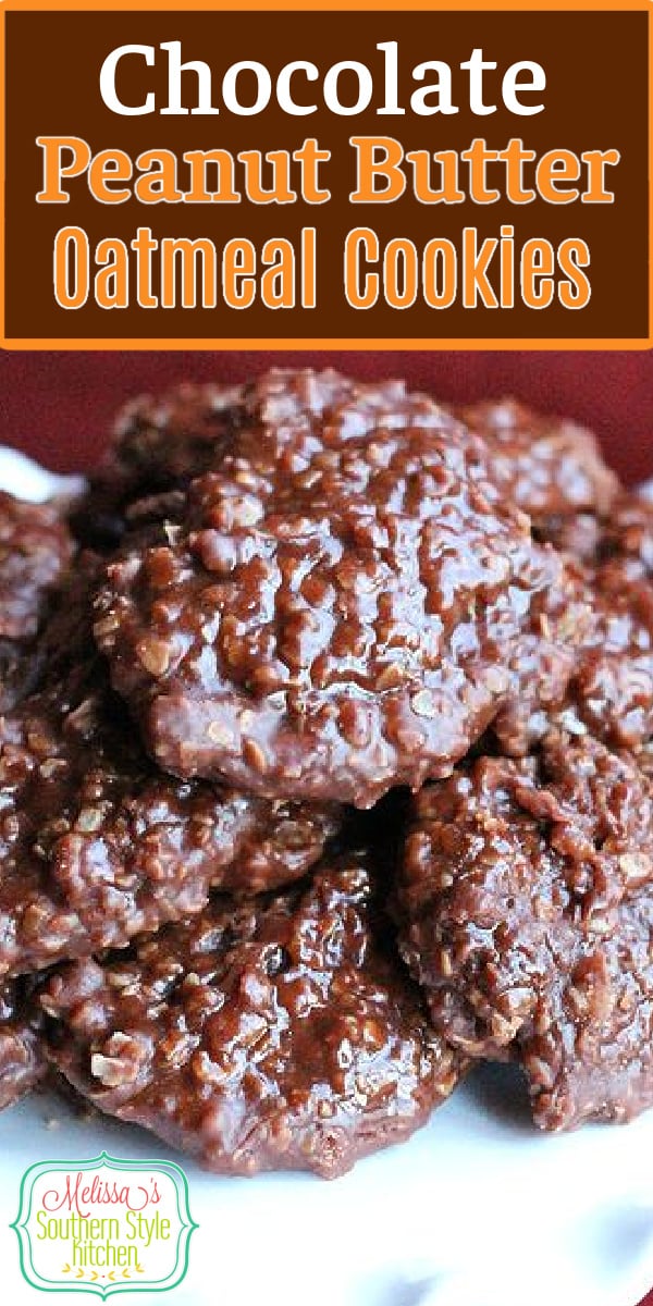 chocolate-peanut-butter-oatmeal-cookies-pin via @melissasssk
