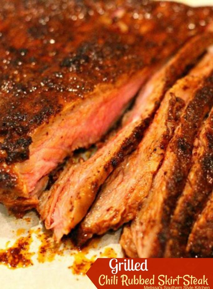 Grilled Chili Rubbed Skirt Steak