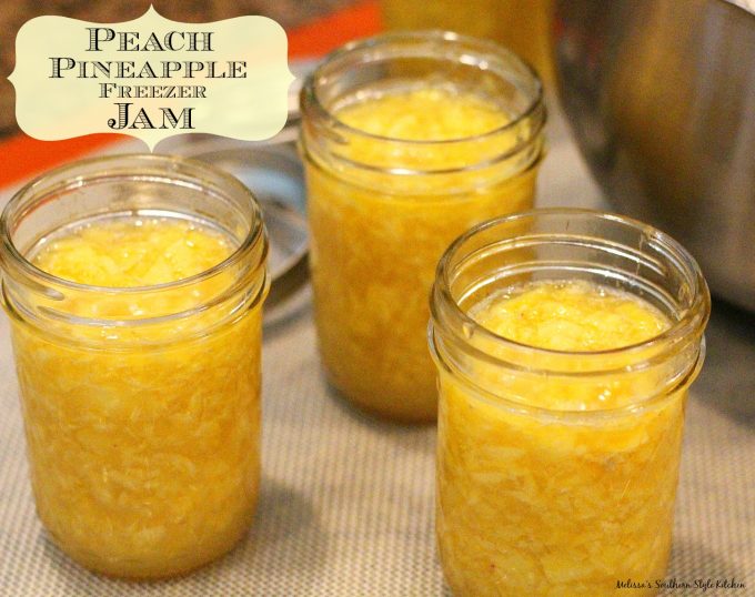 Easy Peach Pineapple Freezer Jam
