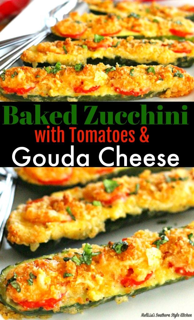 Baked Zucchini With Tomatoes and Gouda Cheese ...