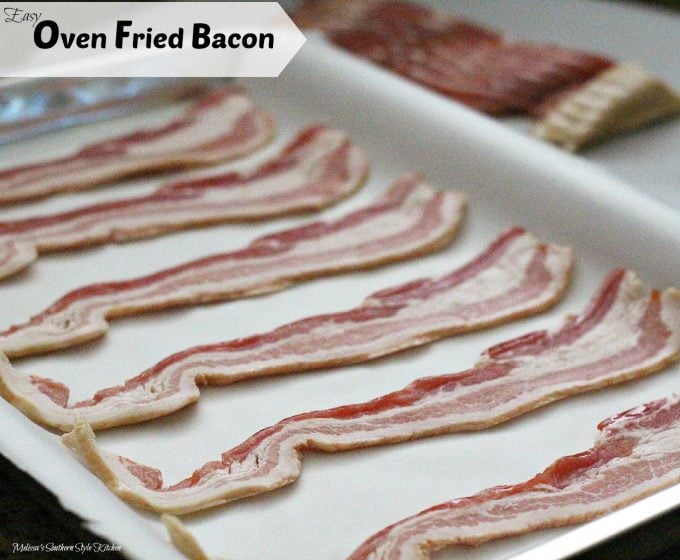 Oven Fried Bacon