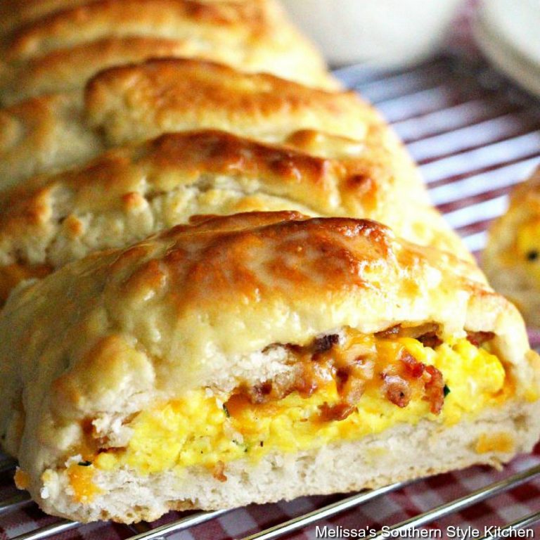 Bacon Egg and Cheese Biscuit Braid