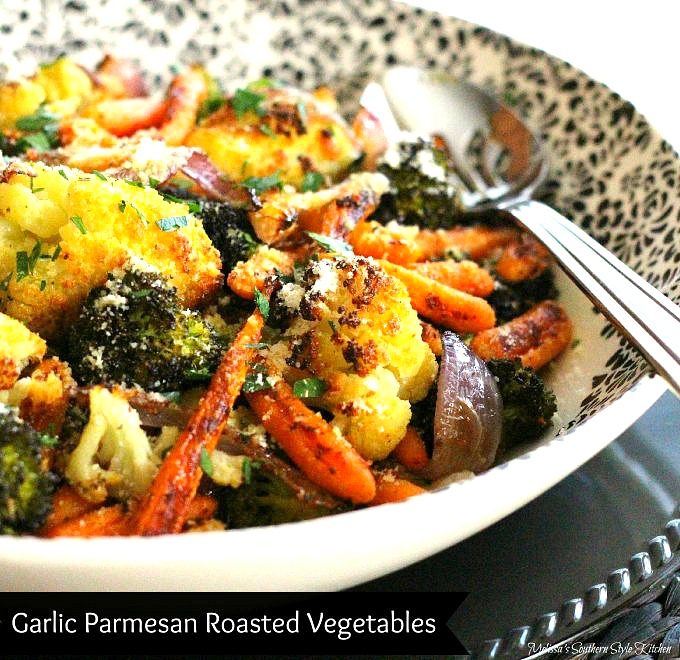 Garlic Parmesan Roasted Vegetables