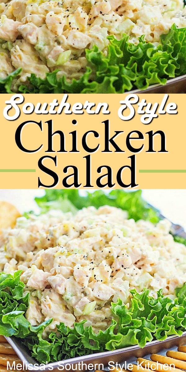 Southern Style Chicken Salad via @melissasssk