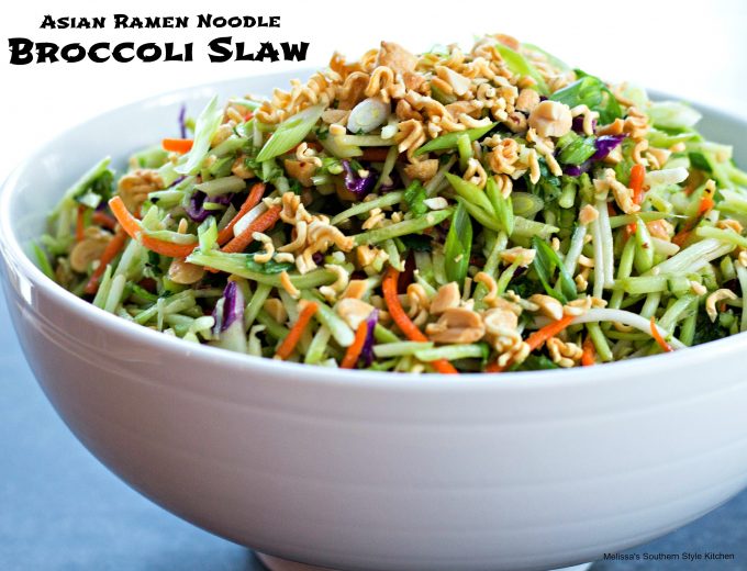Asian Ramen Noodle Broccoli Slaw