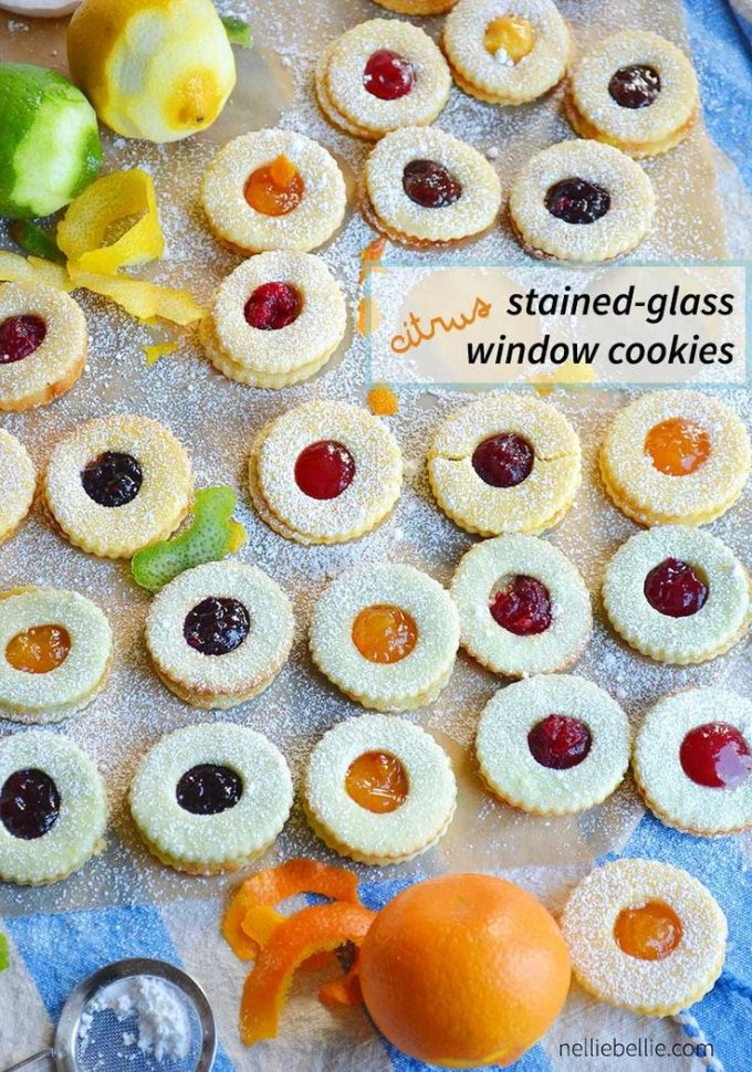 Citrus Stained-Glass Window Cookies