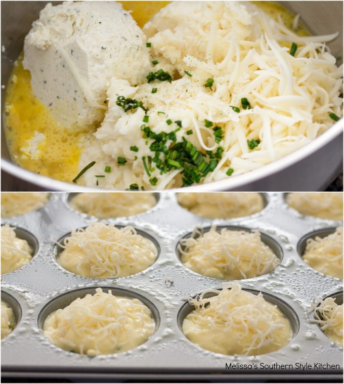 Garlic Chive Mashed Potato Puffins