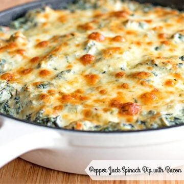 how to make Pepper Jack Spinach Dip with Bacon
