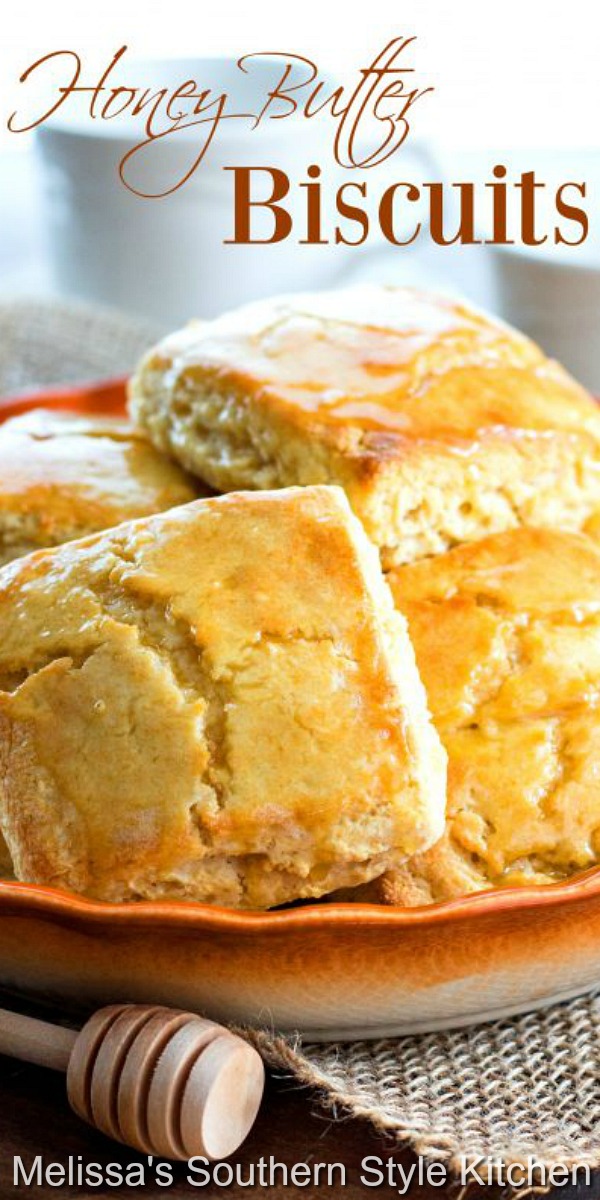 You can enjoy these Honey Butter Biscuits at any meal #honeybutterbiscuits #biscuits #biscuitrecipes #buttermilkbiscuits #southernbiscuits #brunch #breakfast #biscuitrecipes #holidaybrunch #southernfood #southernrecipes
