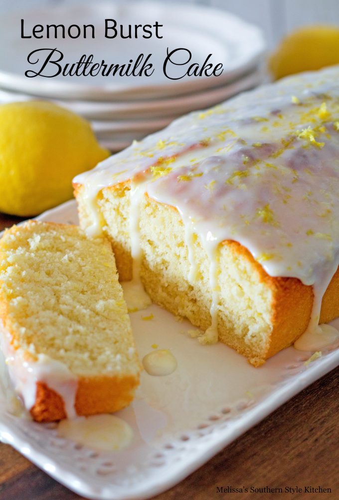 Lemon Burst Buttermilk Cake