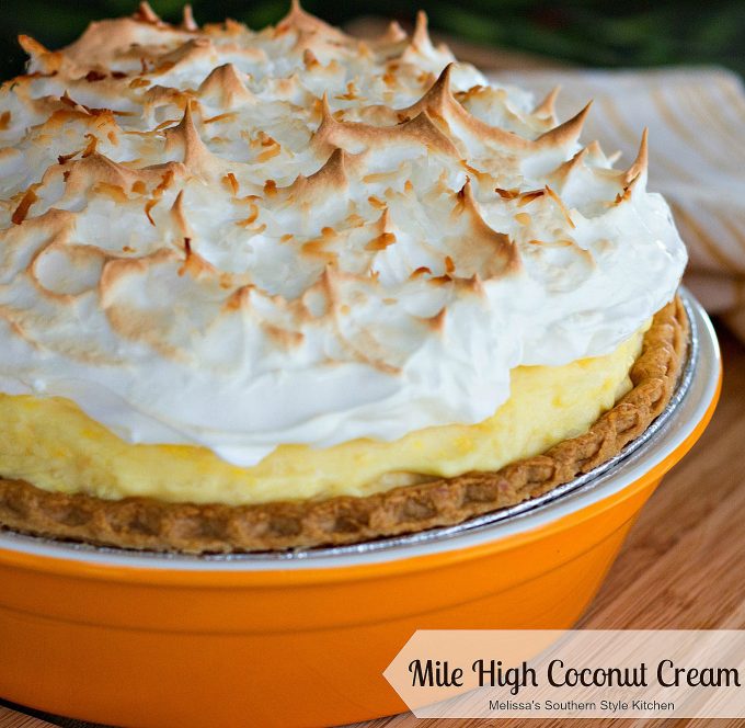 Mile High Coconut Cream Pie