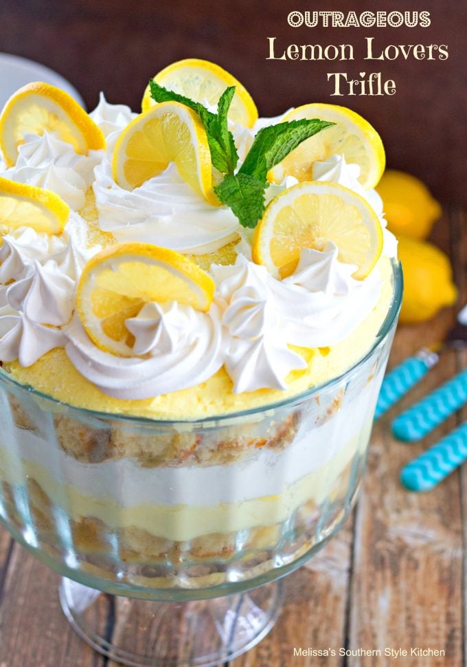 Outrageous Lemon Lovers Trifle 